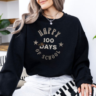 Sweatshirt Rétro 100 jours de l'école Country Cowboy Casquett