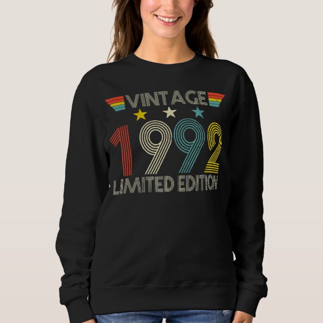 Sweatshirt Retro 1992 30e anniversaire 30 ans (Devant)