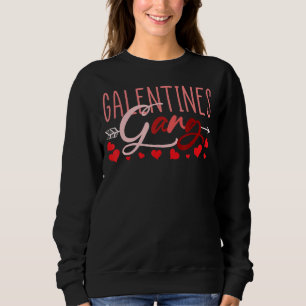 Sweatshirt Retro 2022 Saint Valentin S Day Galentines Gang Fu