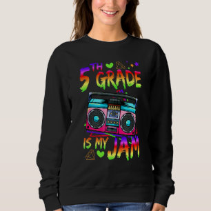 Sweatshirt Rétro 80s 5e année est mon truc retour à l'école