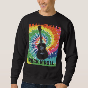 Sweatshirt Retro 80s Hippie Peace Love Rock N Roll