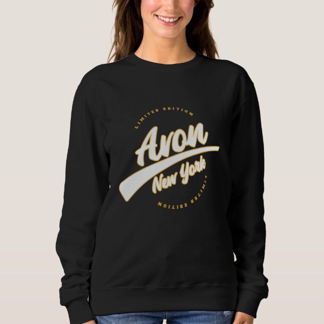 Sweatshirt Retro Athletic Avon NY Apparel (Devant)