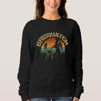 Sweatshirt Retro Bch Bigfoot Funny Beef Grilling Cow B