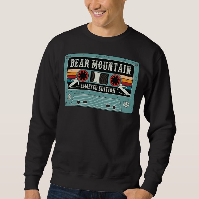 Sweatshirt Retro Bear Mountain Ski (Devant)