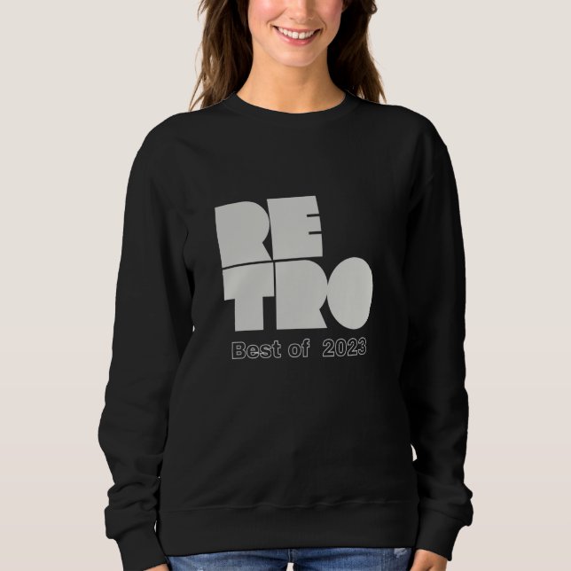Sweatshirt Rétro Best Of 2023 (Devant)
