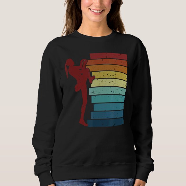 Sweatshirt Retro Bouldering Indoor Speed Sport Gratuit Climbe (Devant)
