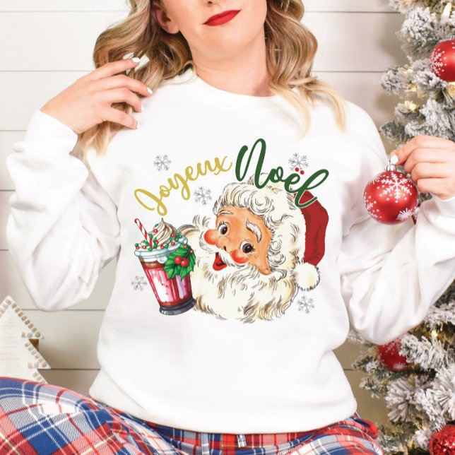 Sweatshirt rétro de Noël du Père Noël (Créateur téléchargé)