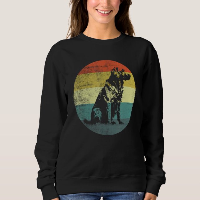 Sweatshirt Retro Design Kuvasz Dog (Devant)
