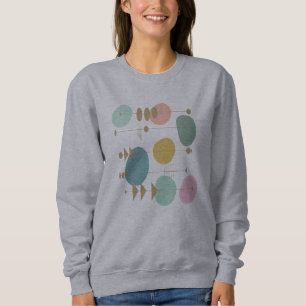 Sweatshirt Retro Espace Atmosphérique Moyen Siècle Moderne