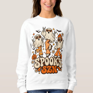 Sweatshirt Retro Fantomatique SZN Fantômes | Halloween Groovy