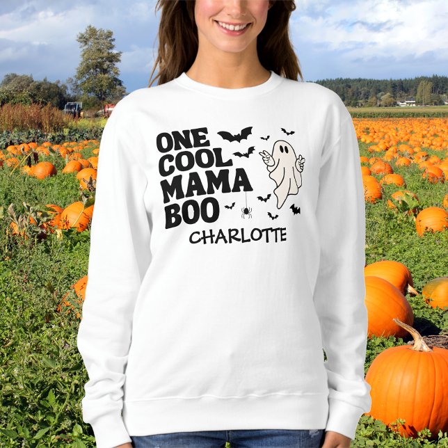 Sweatshirt Retro Ghost Un garçon Halloween 1er anniversaire (Créateur téléchargé)