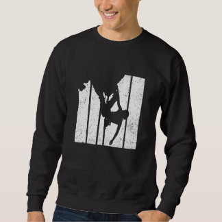 Sweatshirt Retro Graphic Climbing Bouldering Rock Climber Mou