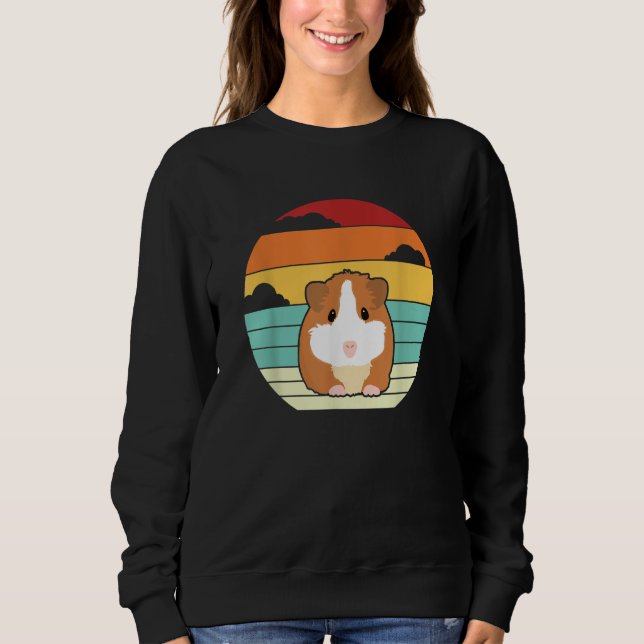 Sweatshirt Retro Guinea Pig Guinea Pig Breeder Guinea Pig (Devant)