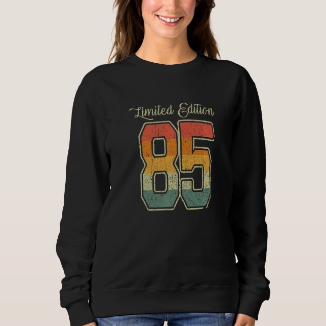Sweatshirt Retro Limited Edition 85 Vintage 1985 (Devant)