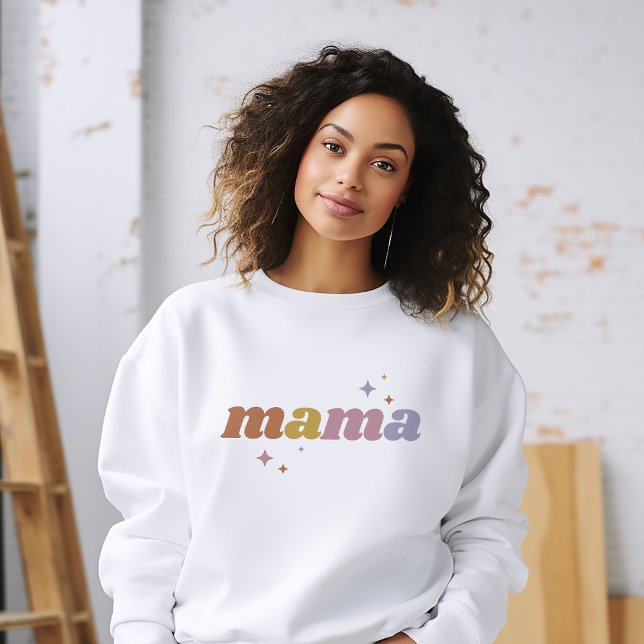 Sweatshirt Retro Mama (Créateur téléchargé)