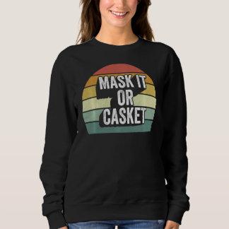 Sweatshirt Retro Masque It Ou Caske Docteur Infirmière Vintag