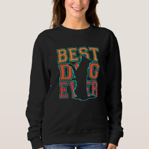 Sweatshirt Retro Meilleur Chien Jamais Bordure Collie Concept