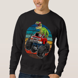 Sweatshirt Retro Monster Camion Dinosaure Vintage Coucher De 