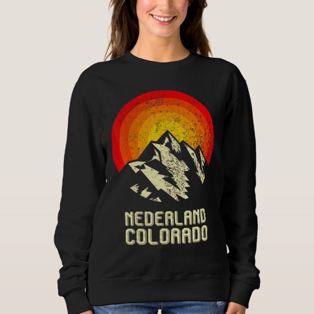 Sweatshirt Retro Nederland Colorado (Devant)