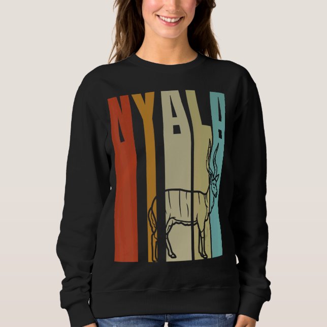 Sweatshirt Retro Nyala Antelope (Devant)