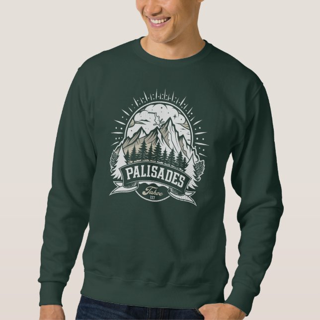 Sweatshirt Retro Palisades Tahoe Ski (Devant)