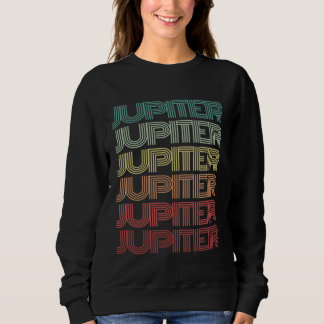Sweatshirt Retro Planet JUPITER Science Crew Astronomy Team S