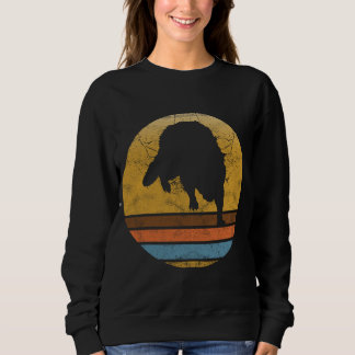 Sweatshirt Retro Raccoon Animal Style Vintage Aimer Animaux G