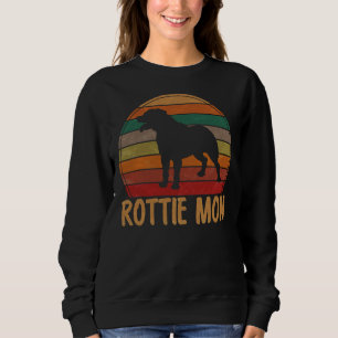 Sweatshirt Retro Rottweiler Mom Rott Dog Mother Pet Dog Rotti