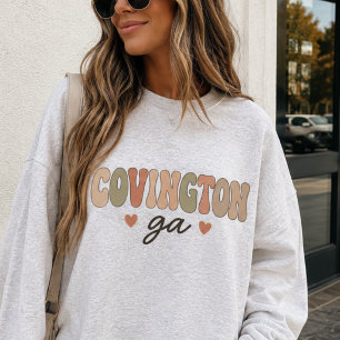 Sweatshirt Rétro Rustique Covington Géorgie