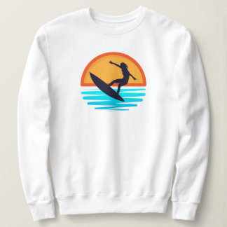 Sweatshirt Retro Sunset Surf _ Vibes Vintages