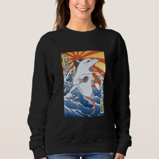 Sweatshirt Retro Vaporwave Kanagawa Possum
