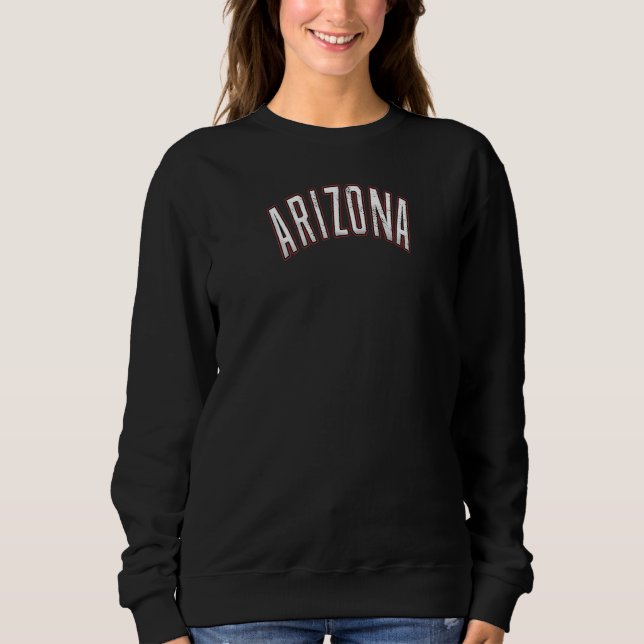 Sweatshirt Retro Vintage Arizona State Jersey Varsity (Devant)
