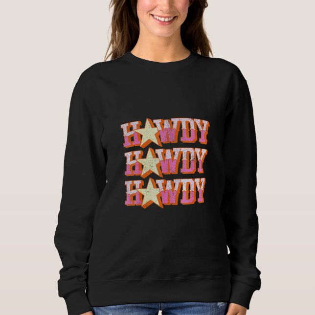 Sweatshirt Retro vintage Country Southern (Devant)