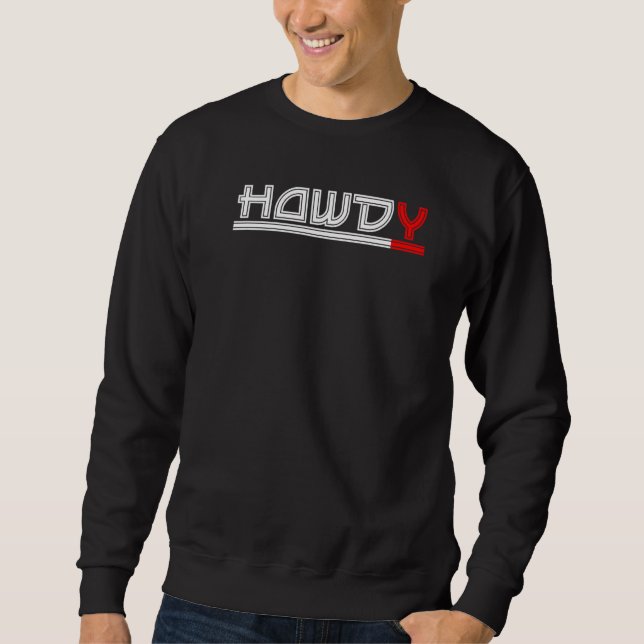 Sweatshirt Retro vintage Country Southern (Devant)