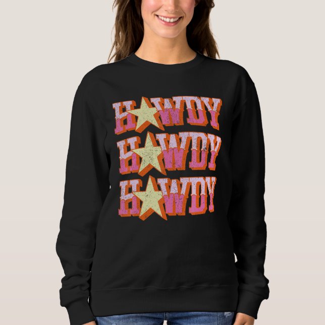 Sweatshirt Retro vintage Country Southern (Devant)