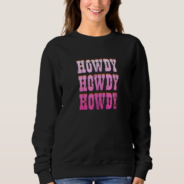 Sweatshirt Retro vintage Country Southern (Devant)
