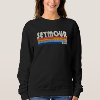Sweatshirt Retro Vintage les années 70 80s Style Seymour Indi