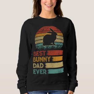 Sweatshirt Retro Vintage meilleur lapin papa Jamais Chemises