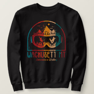 Sweatshirt Retro Wachusett Mountain Ski Adventure