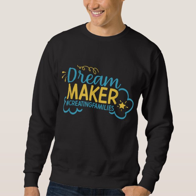Sweatshirt Rêve de substitution Créateur mère mère mère mère  (Devant)