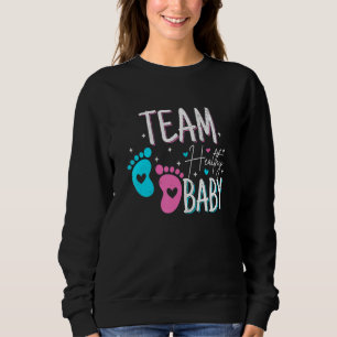 Sweatshirt Révélation Drôle De Genre De L'Équipe Bébé Sain Pa