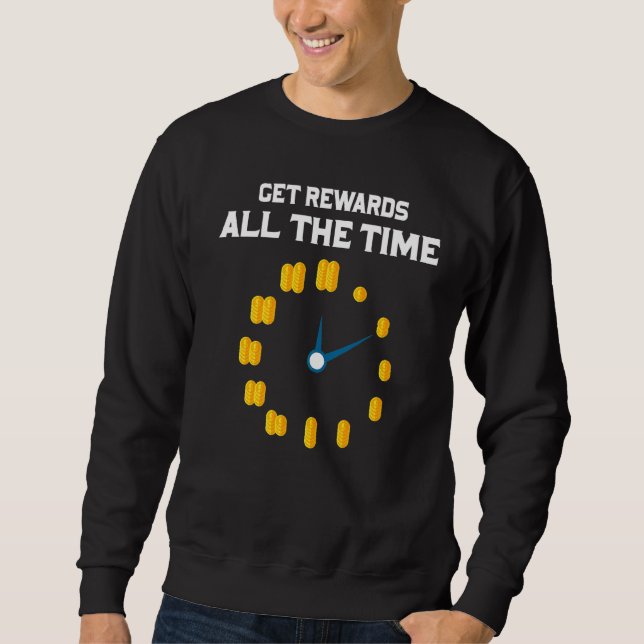 Sweatshirt Revenu passif par le biais d'applications de défic (Devant)