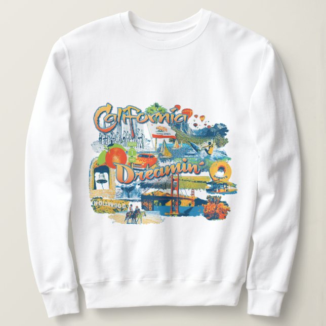 Sweatshirt Rêverie de Californie (Design devant)