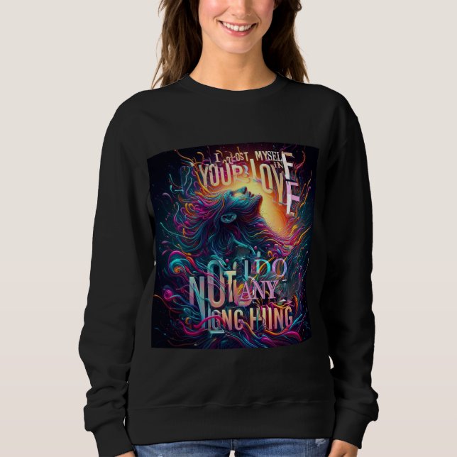 Sweatshirt rêves abstraits (Devant)