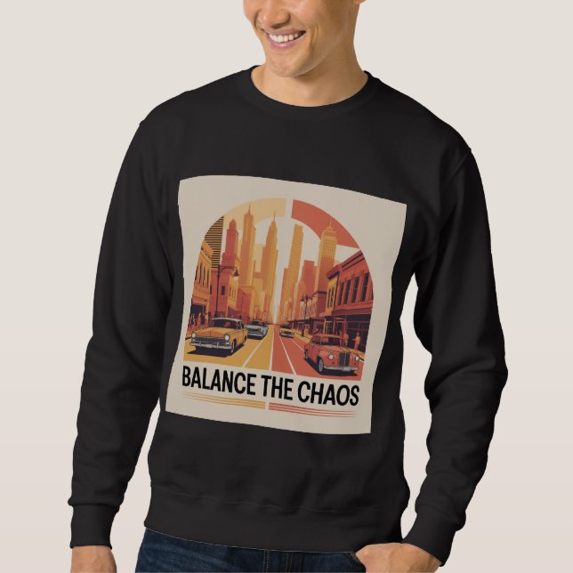 Sweatshirt Rêves d'Upper East Side, Hustle de Downtown New Yo (Devant)