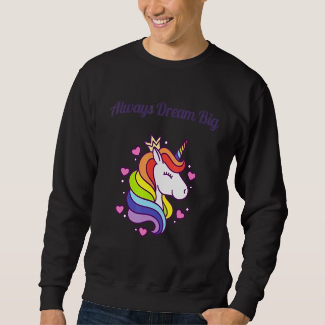 Sweatshirt Rêves toujours grands (Devant)