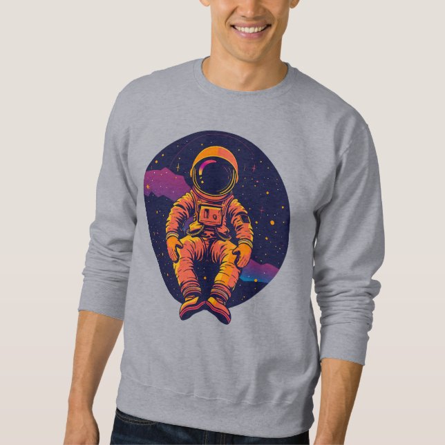 Sweatshirt Rêveur Cosmique Astronaute T-Shirt – Explorer (Devant)