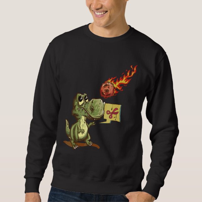 Sweatshirt Rex  Pierre Feuille Ciseaux  Comète 1 (Devant)