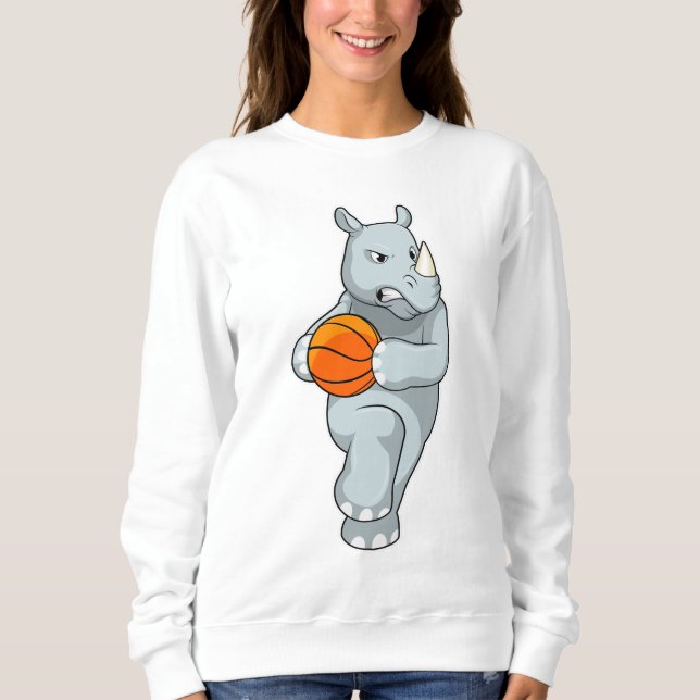Sweatshirt Rhino as Basketball (Devant)