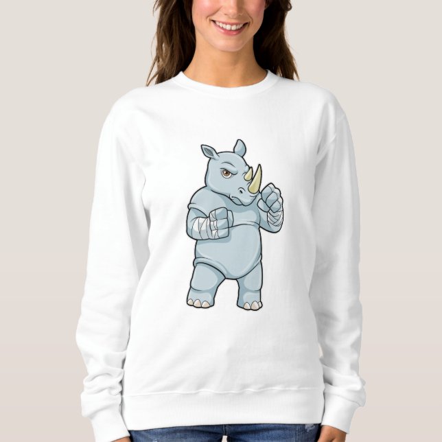 Sweatshirt Rhino en boîte à Boxer (Devant)
